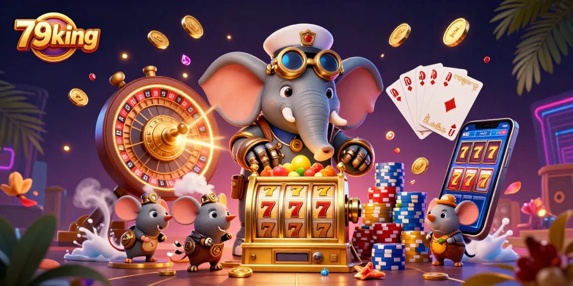 Experience dynamic gaming action at 79king with jackpot slots and vibrant animations.