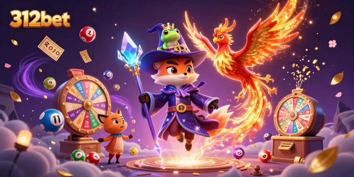 Experience the vibrant slots action at 312bet with a magical atmosphere and dynamic gaming elements.