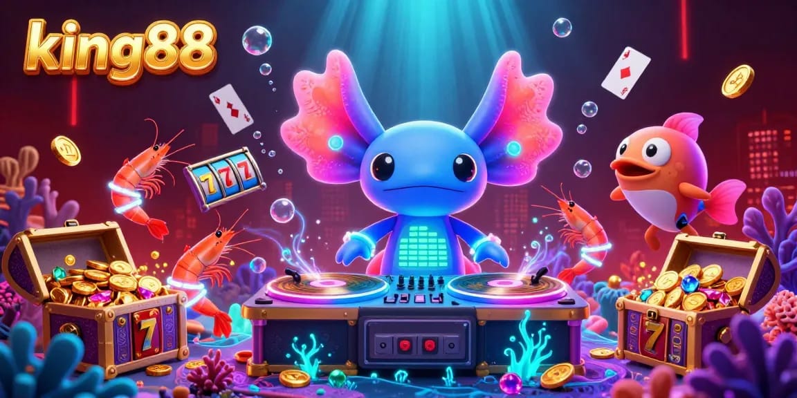 Experience the thrill at king88 with vibrant underwater casino themes featuring dynamic characters and engaging game elements.