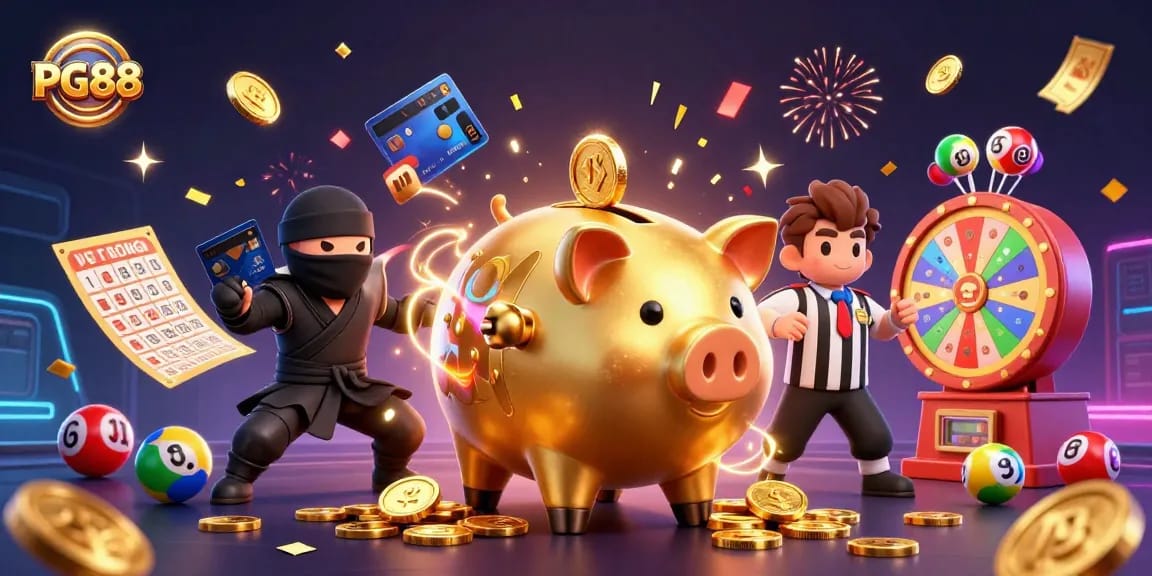 Engage with PG88's exciting casino world featuring dynamic characters and vibrant game elements.