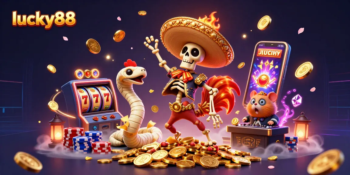 Experience thrilling wins with lucky88 slot's dazzling scene of celebration and fortune.