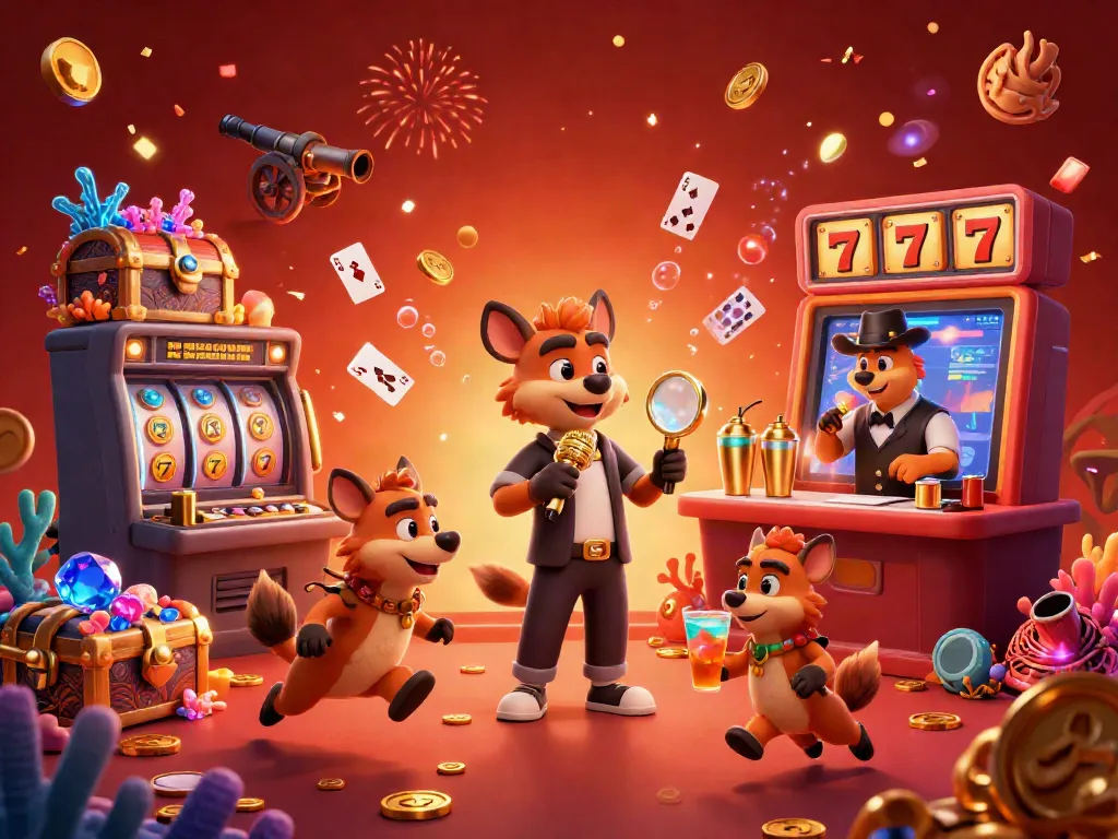 Experience thrilling moments at ta88's online casino with vibrant hyena characters and engaging gaming elements.