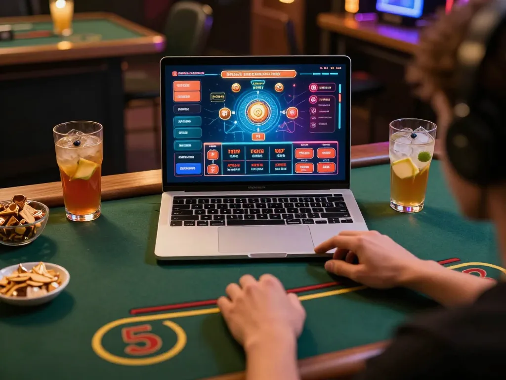 Enjoying online gaming with lc 88 on a laptop in a cozy home setup.