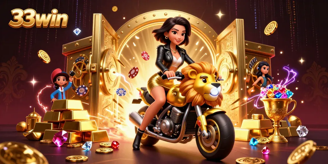 Experience thrilling gameplay and jackpots with 33win's glamorous casino scene.