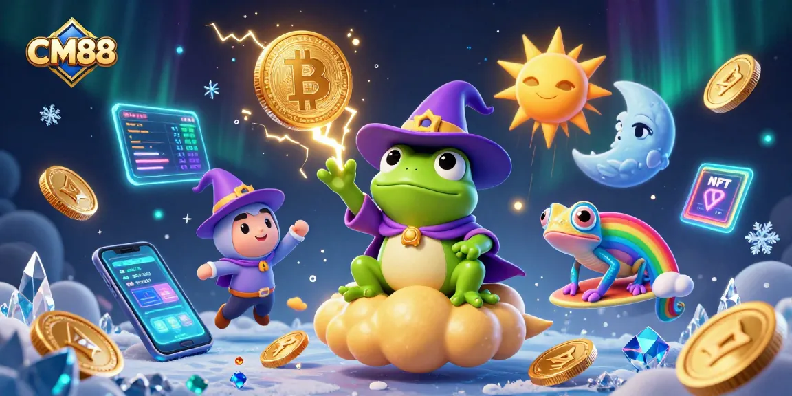 Experience thrilling gaming with CM88, embracing the storm of golden coins in this vibrant casino scene.