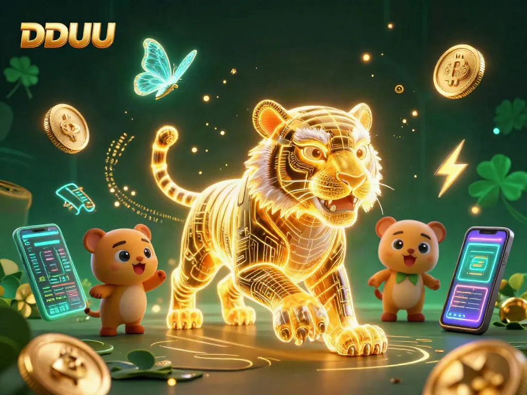 Experience thrilling gaming with DDUU and vibrant crypto elements in a digital casino
