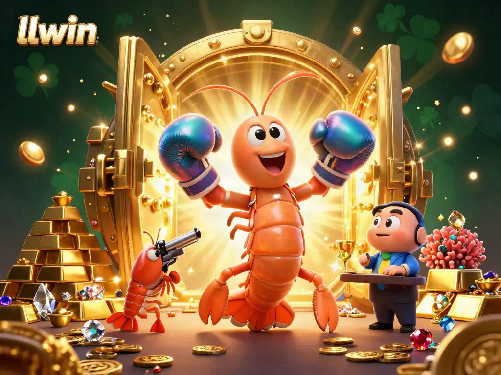 Win big with llwin as the mantis shrimp champions lead a treasure-filled casino adventure.