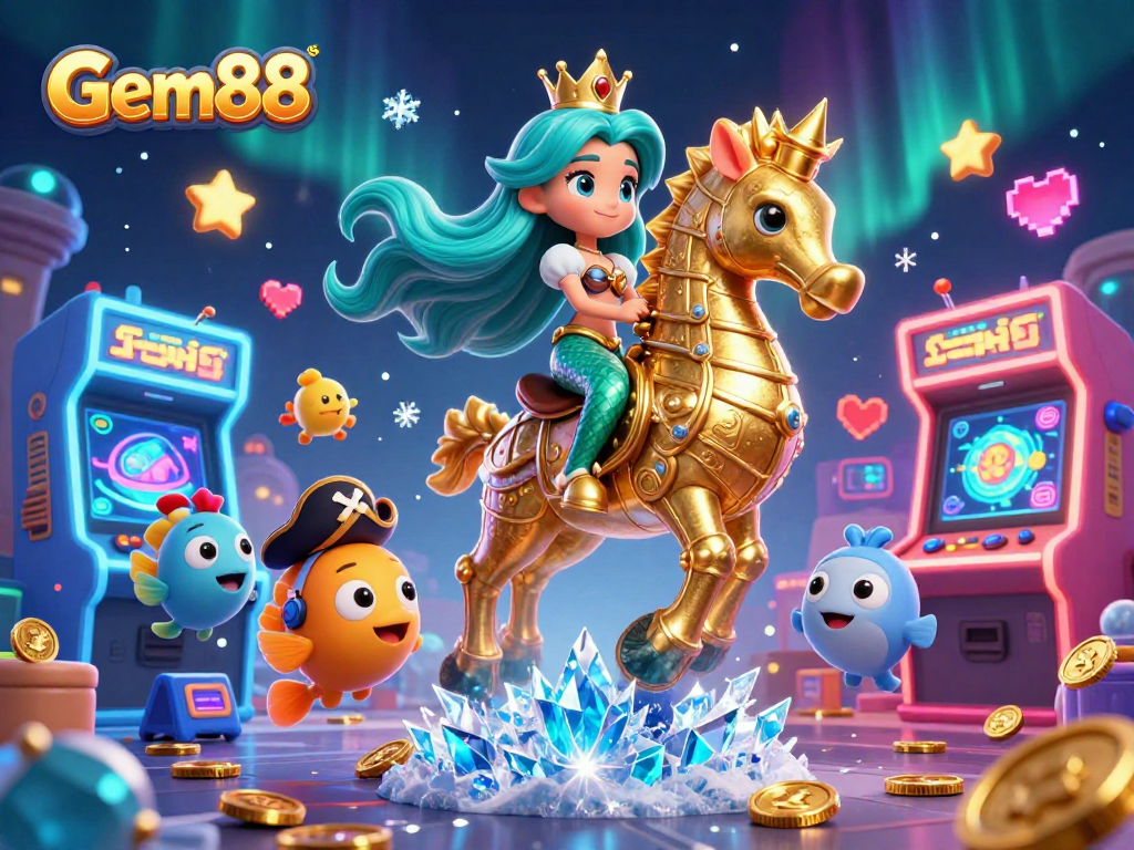 Experience Gem88 with vibrant gameplay and stunning graphics in this animated scene.