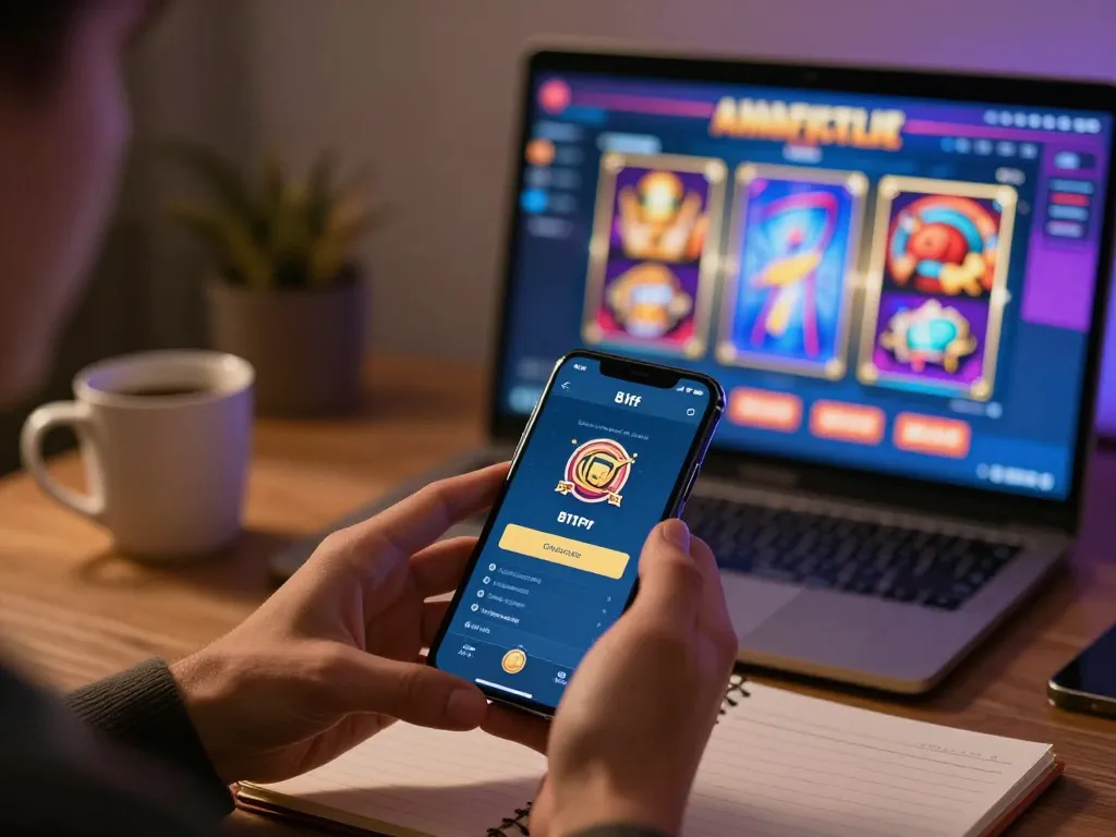 Engaging with the 81ff app for online slots in a cozy home setting