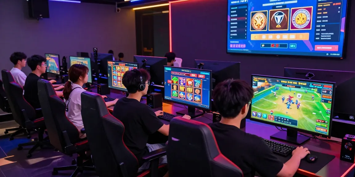 HAYWIN online gaming platform showcasing players immersed in diverse gaming experiences.