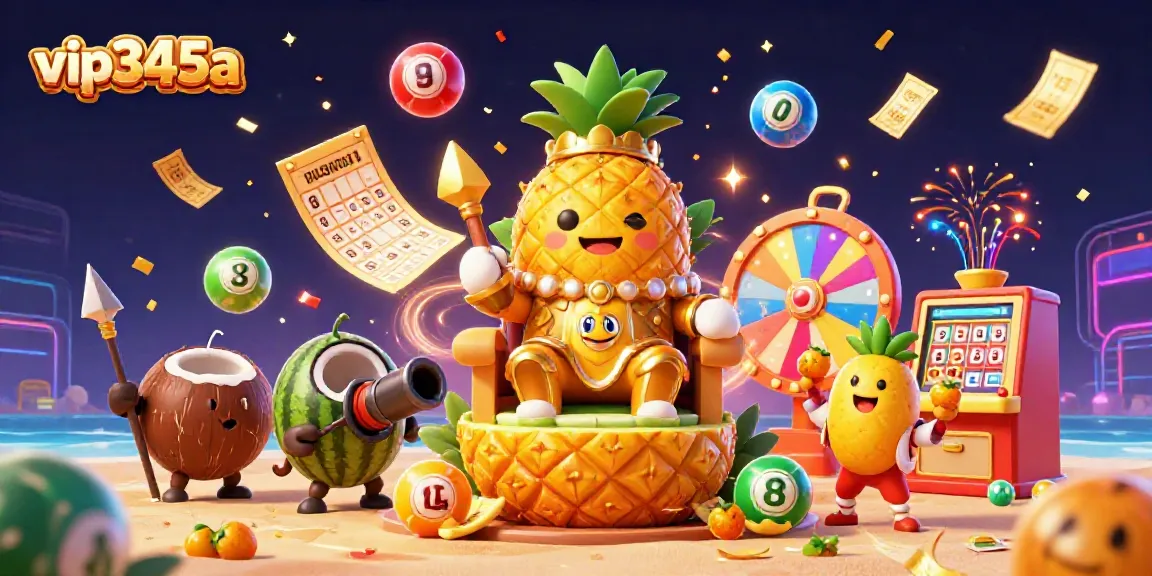 Experience the vibrant world of vip345a online casino with golden characters and game elements in action.