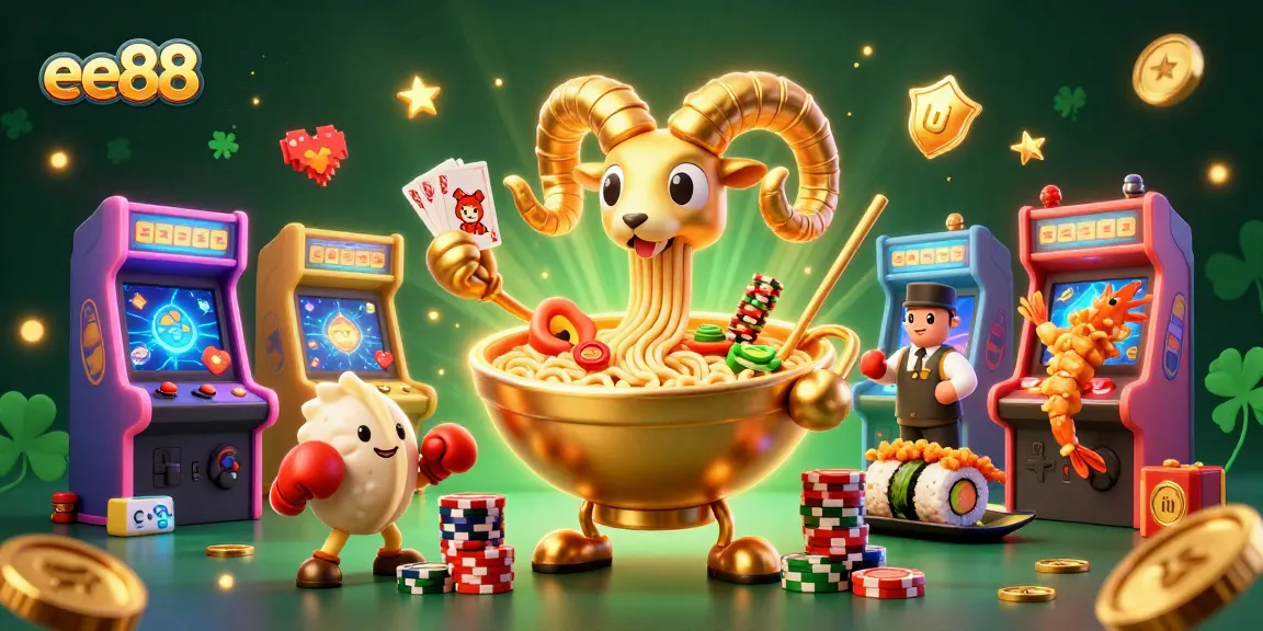 Engage in thrilling gameplay at ee88 with vibrant characters in a casino-themed scene.