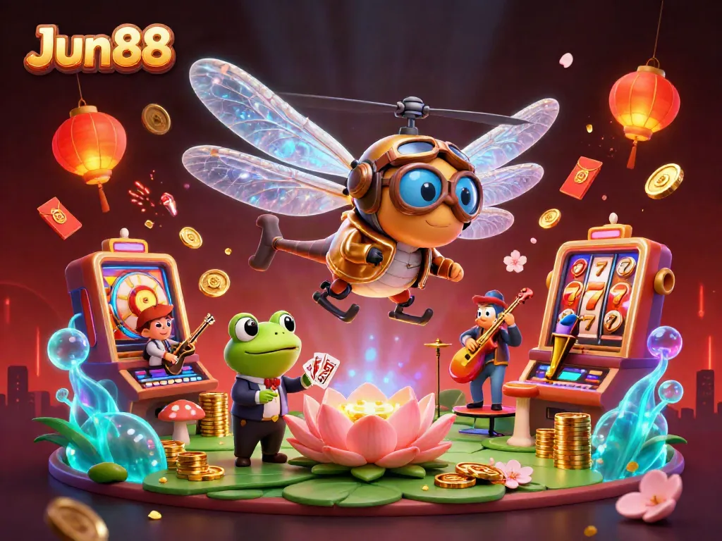 Experience excitement with Jun88's vibrant casino world filled with thrilling games and delightful characters.
