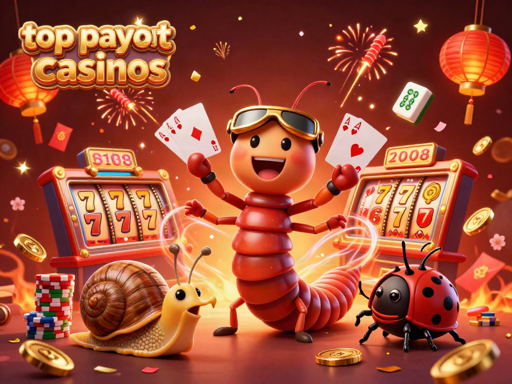 Experience vibrant gaming with top payout casinos featuring lively characters and exciting elements.