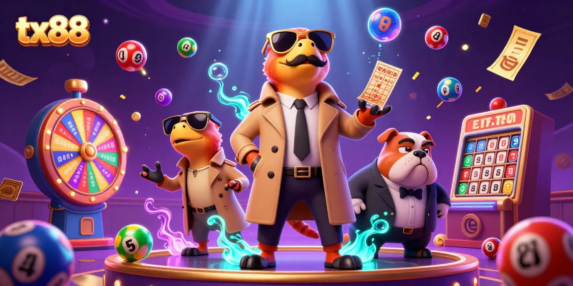 Experience tx88 excitement with raptors in a trench coat entering a VIP lounge, surrounded by dynamic gaming elements.