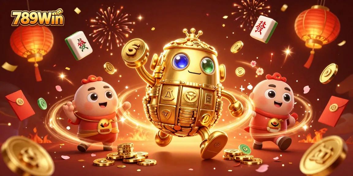 Experience excitement with 789Win's dynamic casino adventure featuring golden golem and vibrant game elements.