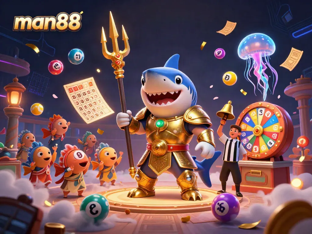Experience exciting gameplay with man88's vibrant casino action featuring dynamic characters and colorful prizes.