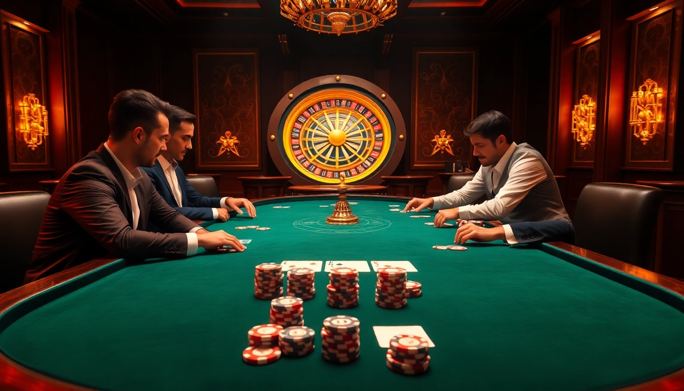 Experience the excitement of online gambling at https://rikbet1.cn.com/ with professionals at a luxurious poker table.