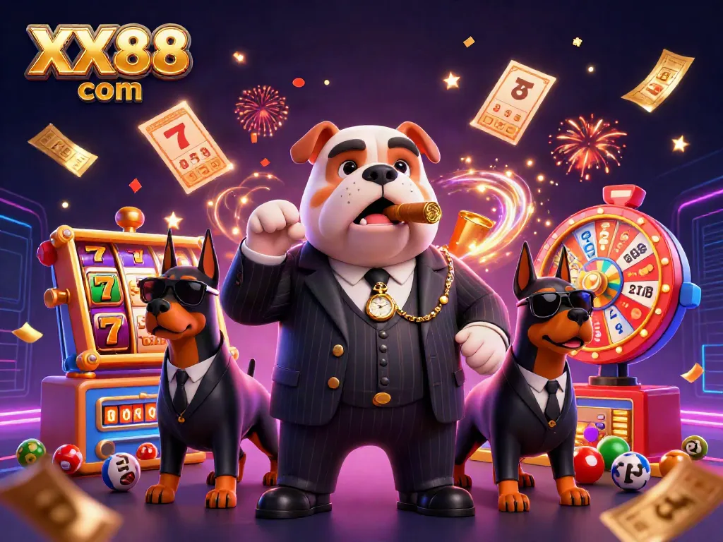 Engage in thrilling gameplay at XX88 com with vibrant slot reels and dynamic casino elements.