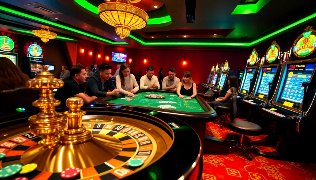 Players enjoying thrilling games of poker and roulette at 28BET online casino.