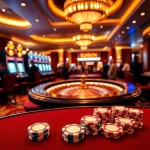 Experience luxury gambling with sunwin-themed chips and a vibrant casino atmosphere.