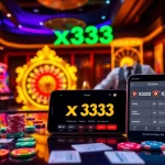 x333 online casino table showcasing spinning roulette and dynamic slot gameplay