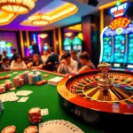 I9BET offers an exciting casino experience with a vibrant roulette wheel and poker chips.