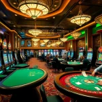 Sinta a emoção de vencer no luxuoso piso de jogos de cassino da 59A.