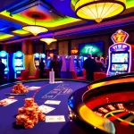 Experience thrilling gameplay at 777vip with vibrant casino tables and exciting slot machines.