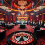 Players engaging in high-stakes games at 288T's luxurious casino floor.