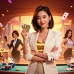Experience fun and fortune at SN88 with dynamic gameplay featuring slot machines and golden cards.