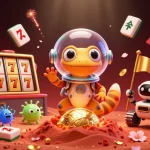 SN88 unleashes immersive gaming excitement with a 3D Martian gecko discovering a casino.