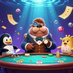 Experience thrilling action at hit club with our colorful slot game scene featuring whimsical characters.