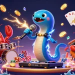 Go88 engages players with dynamic scenes of lively 3D cartoon marine musicians in an underwater casino setting.