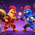 Engage in exciting cockfighting action at Dabet with thrilling roosters in combat.