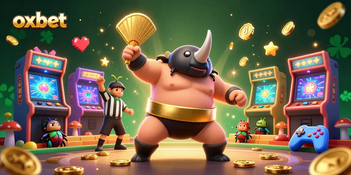 Use oxbet for advanced betting strategies in a vibrant 3D casino gaming scene.