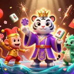 Experience quick and secure Depósitos E Saques vip777 with vibrant casino elements and characters!