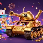 Spin into the excitement of sv88 with a vibrant 3D casino scene featuring slots and celebrations.