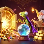 Spin to win with Go8's vibrant casino treasures in a dynamic 3D digital illustration.