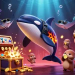 Max88 showcases vibrant casino themes with a playful underwater scene featuring lucky symbols and treasure.