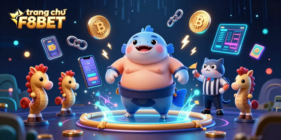 Experience the excitement of trang chủ F8BET with dynamic underwater gambling scenes featuring crypto coins.